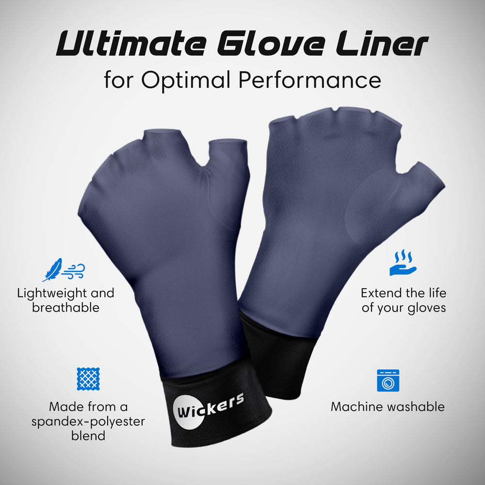 Gray Wickers Glove Liners