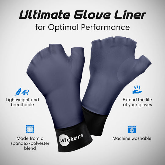 Gray Wickers Glove Liners