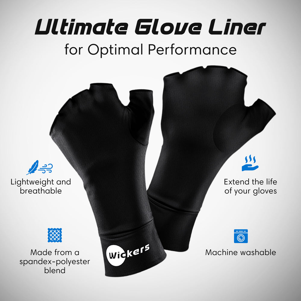 Black Wickers Glove Liners