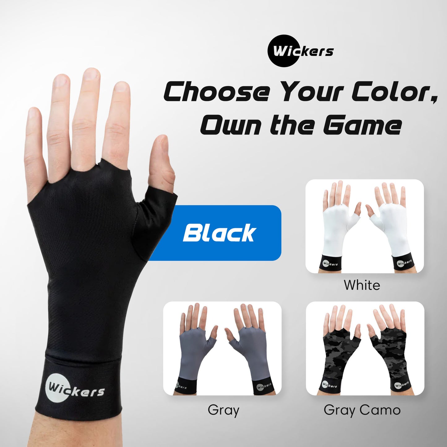 Black Wickers Glove Liners