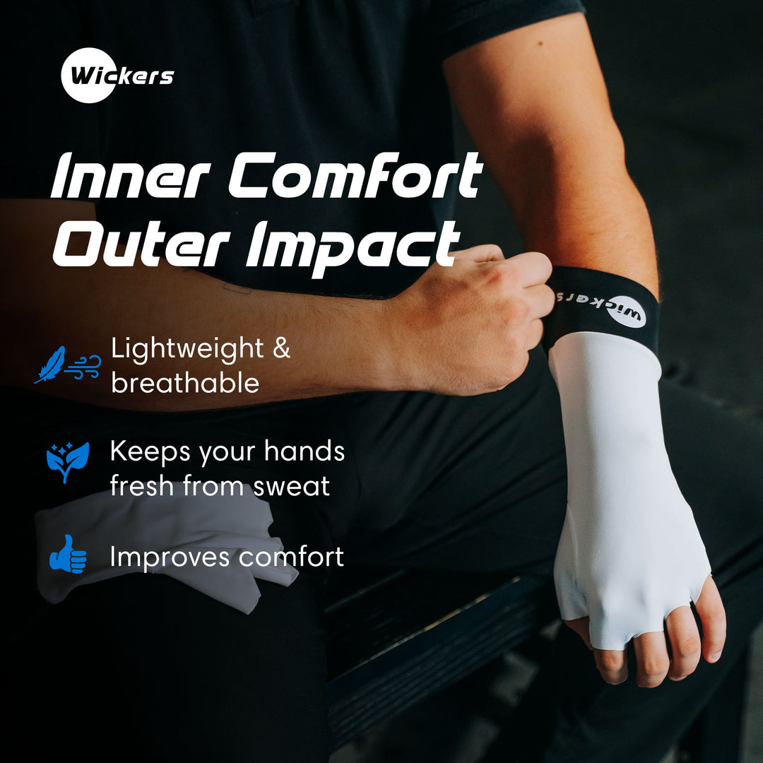 White Wickers Glove Liners