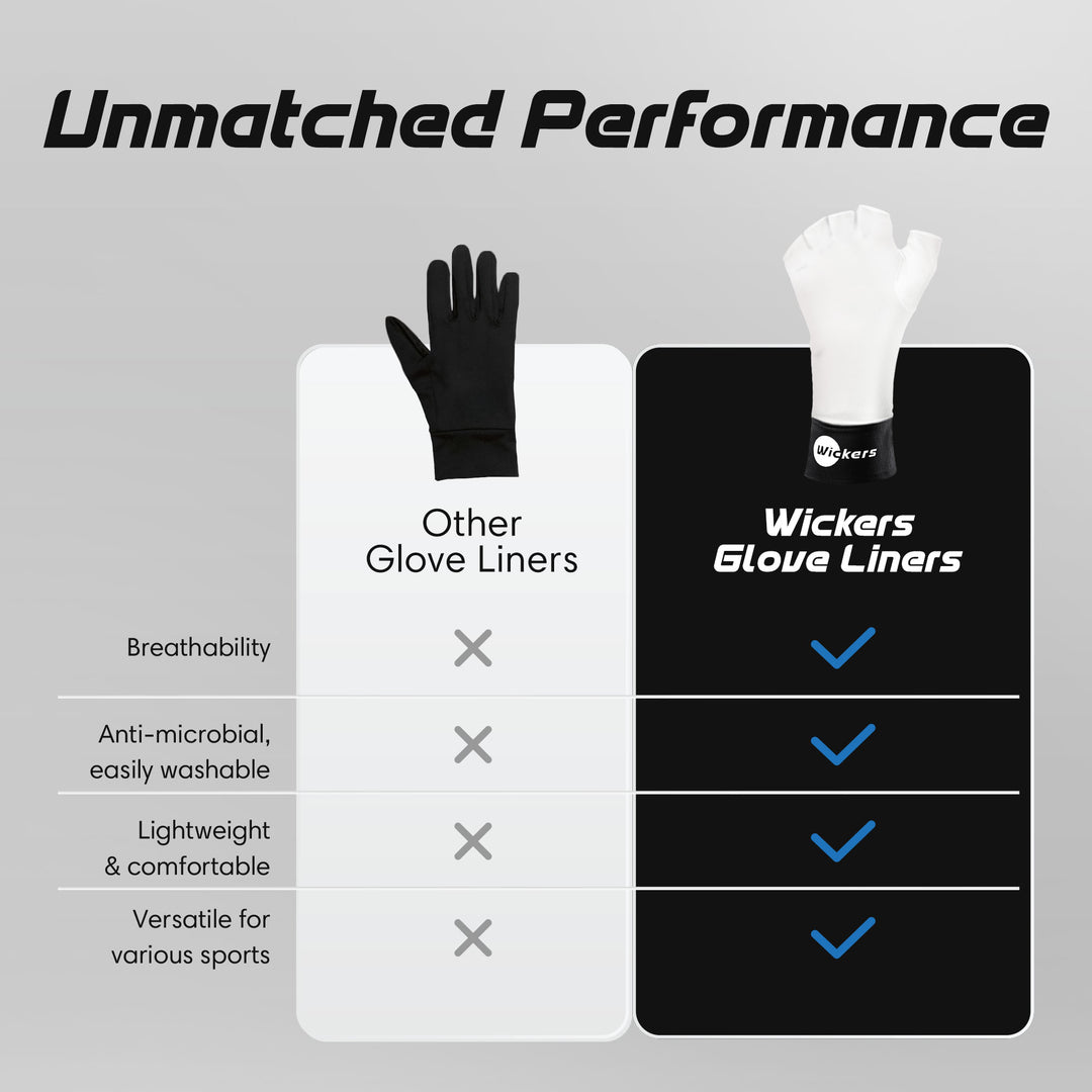 White Wickers Glove Liners