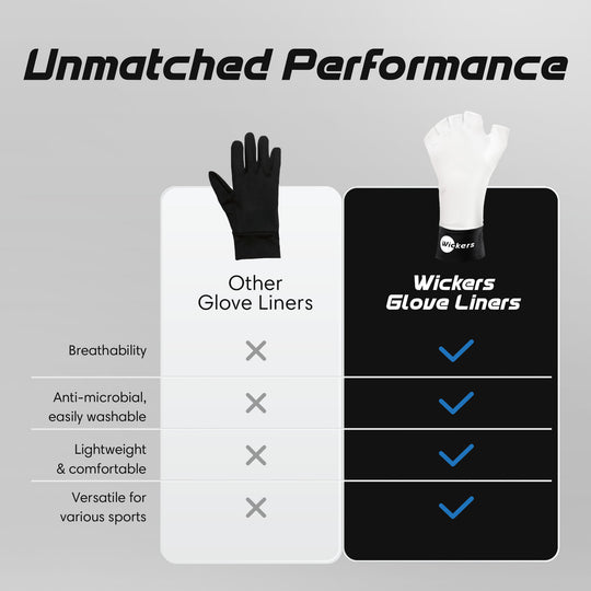 White Wickers Glove Liners